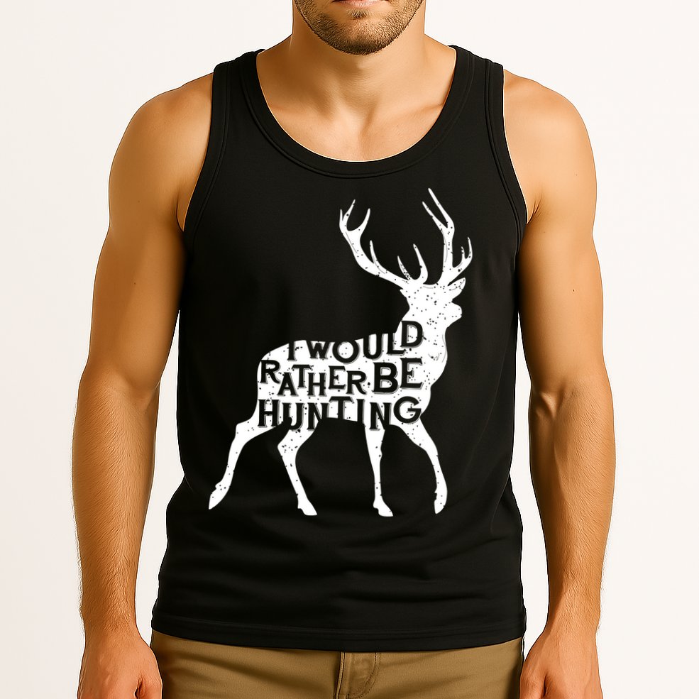 I Would Rather Be Hunting Tank Top