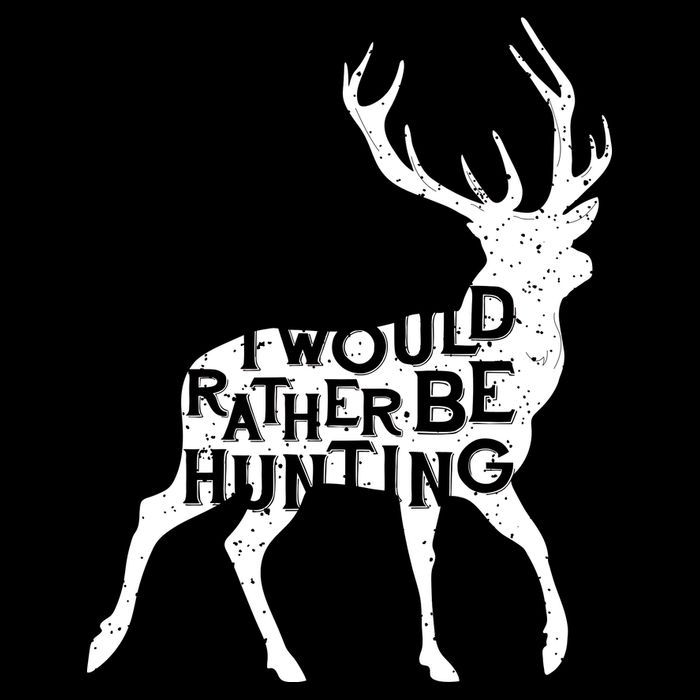 I Would Rather Be Hunting Women's V-Neck T-Shirt