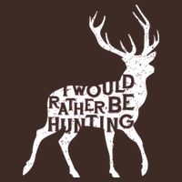 I Would Rather Be Hunting Short Acrylic Beanie