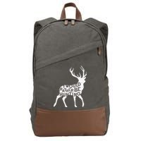 I Would Rather Be Hunting Cotton Canvas Backpack