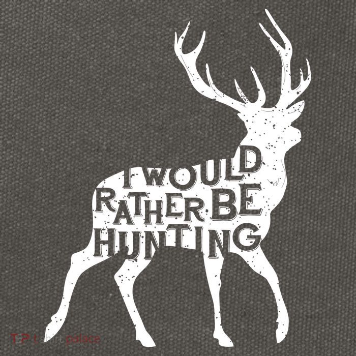 I Would Rather Be Hunting Cotton Canvas Backpack