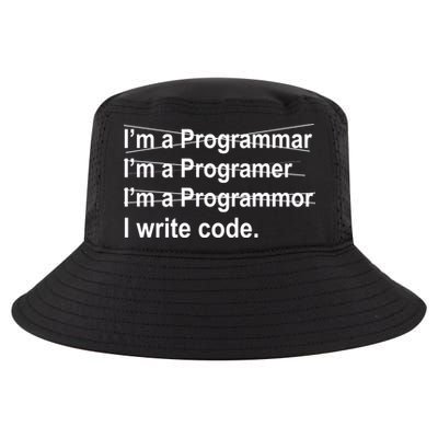 I Write Code Cool Comfort Performance Bucket Hat