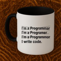 I Write Code Mug