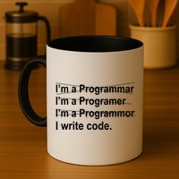 I Write Code Mug