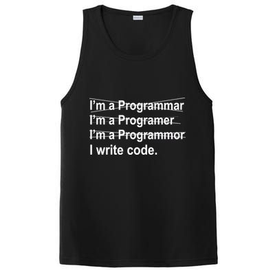 I Write Code PosiCharge Competitor Tank