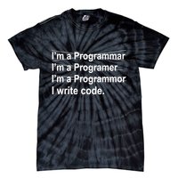 I Write Code Tie-Dye T-Shirt