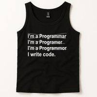 I Write Code Tank Top