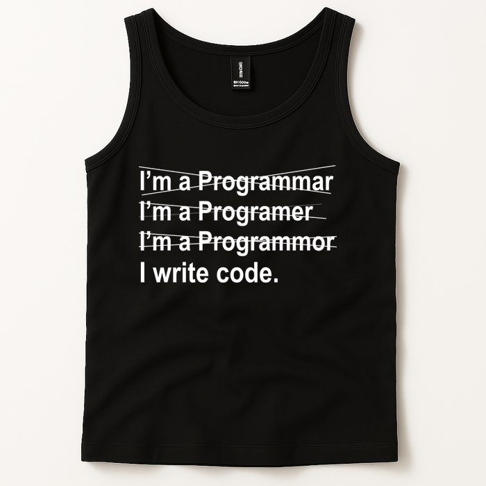 I Write Code Tank Top