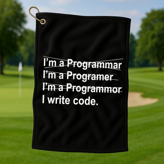 I Write Code Golf Towel
