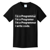 I Write Code Kids T-Shirt