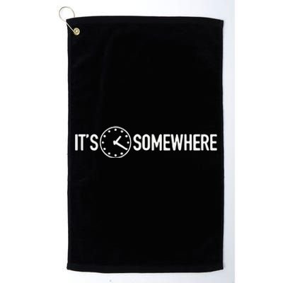 It’s 1 20 Somewhere Platinum Collection Golf Towel