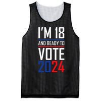 IM 18 And Ready To Vote 2024 Mesh Reversible Basketball Jersey Tank