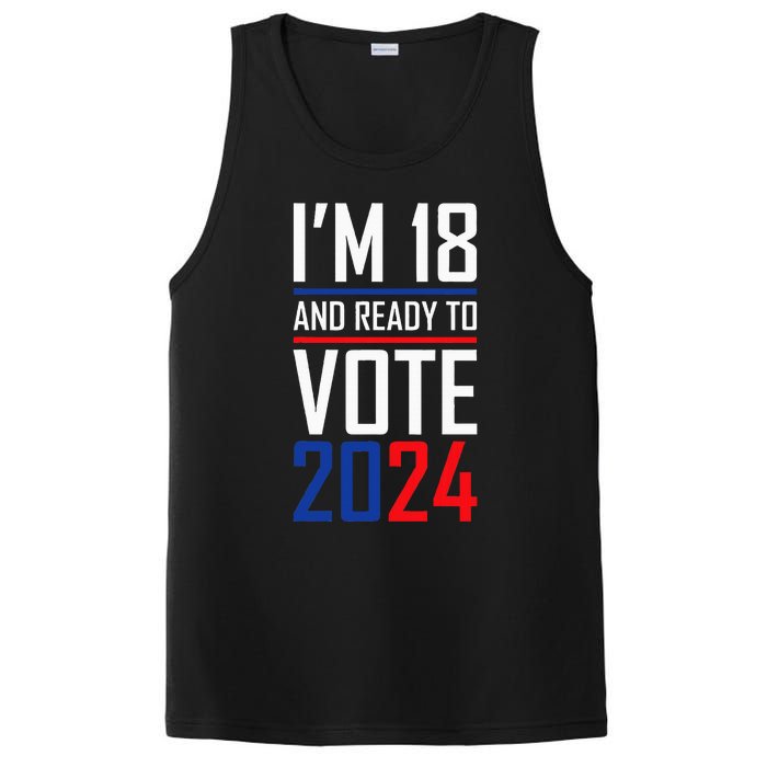 IM 18 And Ready To Vote 2024 PosiCharge Competitor Tank