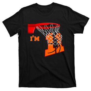 I'm 11 Basketball Birthday Boy And Girl 11 Year Old Birthday T-Shirt