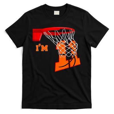 I'm 11 Basketball Birthday Boy And Girl 11 Year Old Birthday T-Shirt