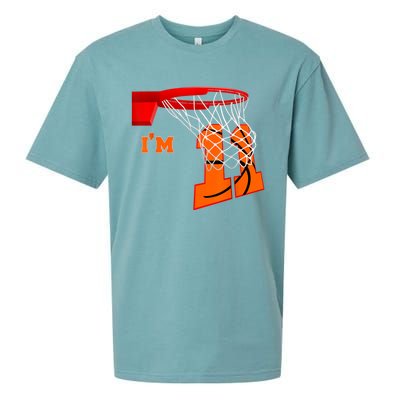 I'm 11 Basketball Birthday Boy And Girl 11 Year Old Birthday Sueded Cloud Jersey T-Shirt