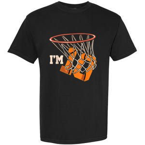 I'm 10 Basketball Theme Birthday Party Celebration 10th Garment-Dyed Heavyweight T-Shirt