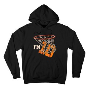 I'm 10 Basketball Theme Birthday Party Celebration 10th Hoodie