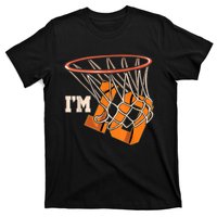 I'm 10 Basketball Theme Birthday Party Celebration 10th T-Shirt