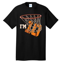 I'm 10 Basketball Theme Birthday Party Celebration 10th Tall T-Shirt