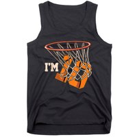 I'm 10 Basketball Theme Birthday Party Celebration 10th Tank Top