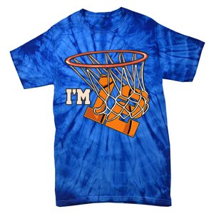 I'm 12 Basketball Theme Birthday Party Celebration 12th Tie-Dye T-Shirt