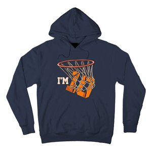 I'm 10 Basketball Theme Birthday Party Celebration 10th Hoodie