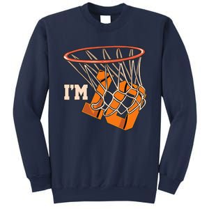 I'm 10 Basketball Theme Birthday Party Celebration 10th Sweatshirt