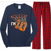 I'm 10 Basketball Theme Birthday Party Celebration 10th Long Sleeve Pajama Set