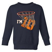 I'm 10 Basketball Theme Birthday Party Celebration 10th Toddler Sweatshirt