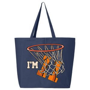 IM 11 Basketball Theme Birthday Party Celebration 11th 25L Jumbo Tote