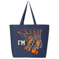 IM 11 Basketball Theme Birthday Party Celebration 11th 25L Jumbo Tote