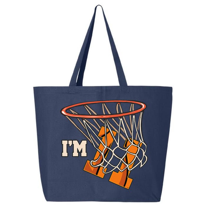 IM 11 Basketball Theme Birthday Party Celebration 11th 25L Jumbo Tote