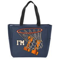 IM 11 Basketball Theme Birthday Party Celebration 11th Zip Tote Bag