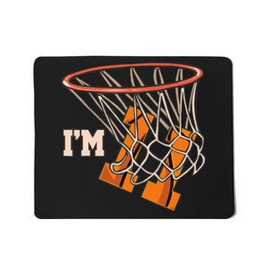 I'm 11 Basketball Theme Birthday Party Celebration 11th Mousepad