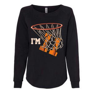 I'm 11 Basketball Theme Birthday Party Celebration 11th Womens California Wash Sweatshirt