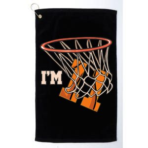 I'm 11 Basketball Theme Birthday Party Celebration 11th Platinum Collection Golf Towel