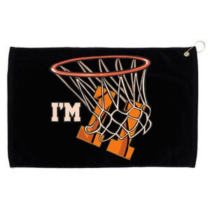 I'm 11 Basketball Theme Birthday Party Celebration 11th Grommeted Golf Towel