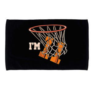 I'm 11 Basketball Theme Birthday Party Celebration 11th Microfiber Hand Towel