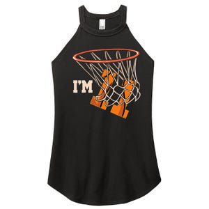 I'm 11 Basketball Theme Birthday Party Celebration 11th Women's Perfect Tri Rocker Tank