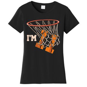 I'm 11 Basketball Theme Birthday Party Celebration 11th Women's T-Shirt