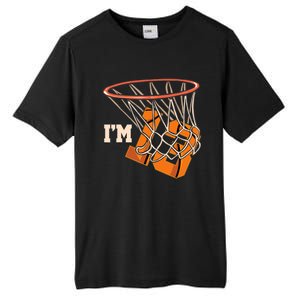 I'm 13 Basketball Theme Birthday Party Celebration 13th Tall Fusion ChromaSoft Performance T-Shirt