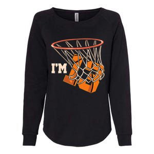 I'm 13 Basketball Theme Birthday Party Celebration 13th Womens California Wash Sweatshirt