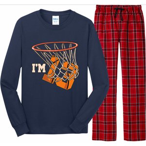 I'm 13 Basketball Theme Birthday Party Celebration 13th Long Sleeve Pajama Set