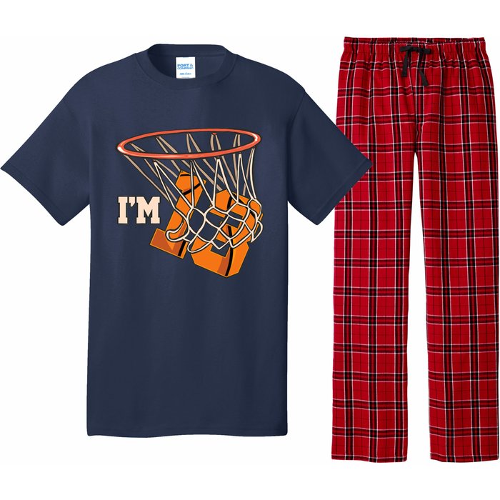 I'm 13 Basketball Theme Birthday Party Celebration 13th Pajama Set