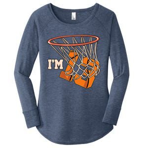 I'm 13 Basketball Theme Birthday Party Celebration 13th Women's Perfect Tri Tunic Long Sleeve Shirt