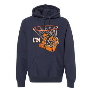 I'm 13 Basketball Theme Birthday Party Celebration 13th Premium Hoodie