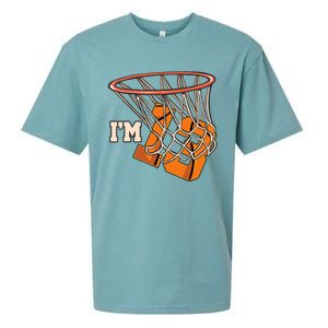 I'm 13 Basketball Theme Birthday Party Celebration 13th Sueded Cloud Jersey T-Shirt