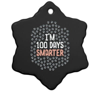 Im 100 Days Smarter 100th Day Of School Kitten Cat Ceramic Star Ornament