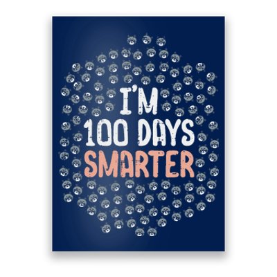 Im 100 Days Smarter 100th Day Of School Kitten Cat Poster